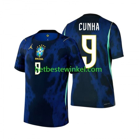 Brazilië Matheus Cunha 9 World Cup Voetbalshirts Uit 2026